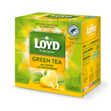 Loyd Green Tea Lemon and Lemongrass 10 x 20 x 1,5g