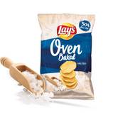 Lays Chips Oven Baked Salted 24 X 125G