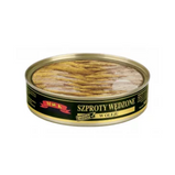 Mk Smoked Sprats In Oil Transparent Lid 160G x 12