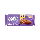 Milka Choc & Choc Cake With Chocolate Filling & Pieces Of Chocolate 150G x 12